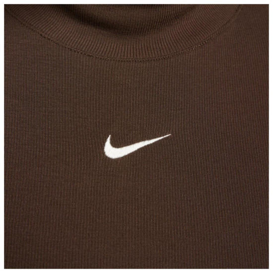 Nike Γυναικεία κοντομάνικη μπλούζα Sportswear Essentials Rib Mock